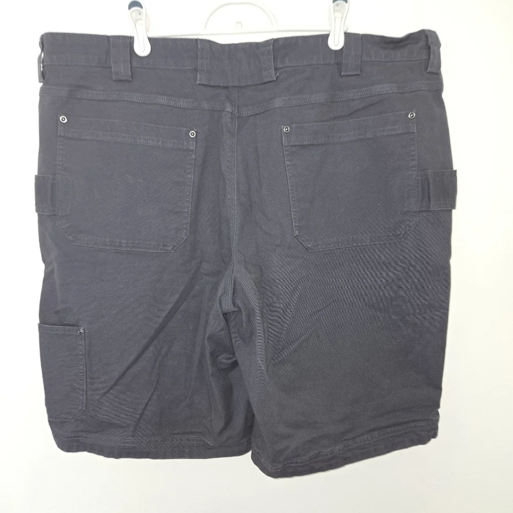 Mens Duluth Trading Co Flex Fire Hose Cargo Shorts Size 44 Navy - Picture 2 of 8